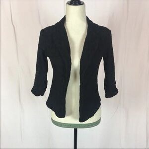 Chance or fate black lace blazer